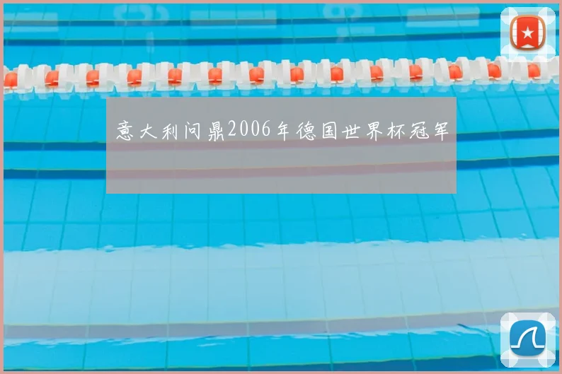 意大利问鼎2006年德国世界杯冠军